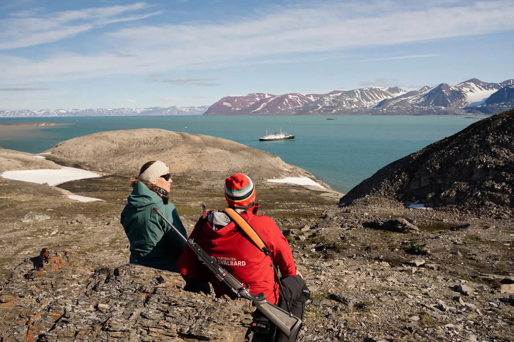 MS Nordstjernen in Liefdefjorden - Texas Bar landing - Photo Schibsted Partnerstudio