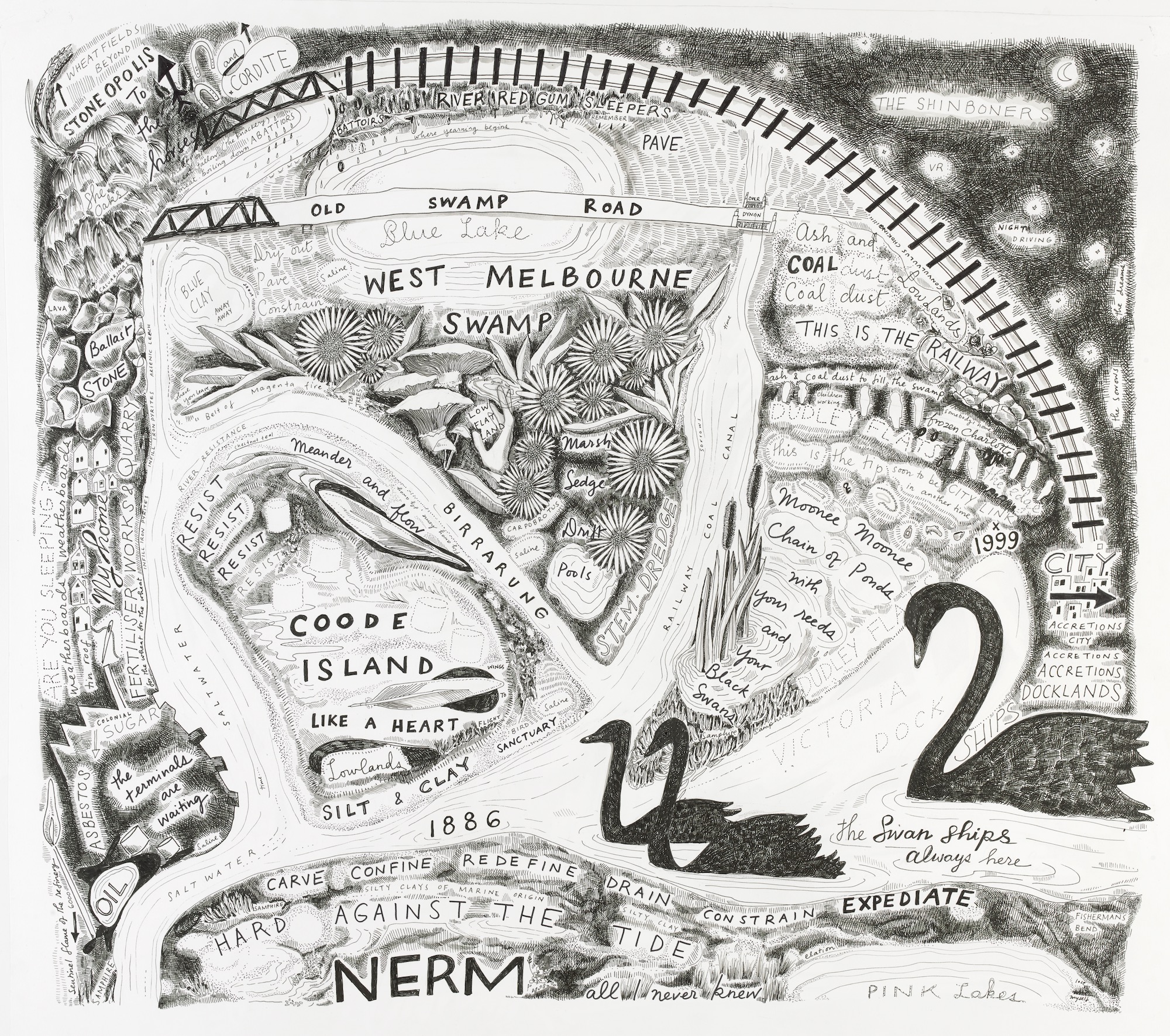 West Melbourne Swamp Song Map