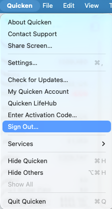 Sign out Qmac