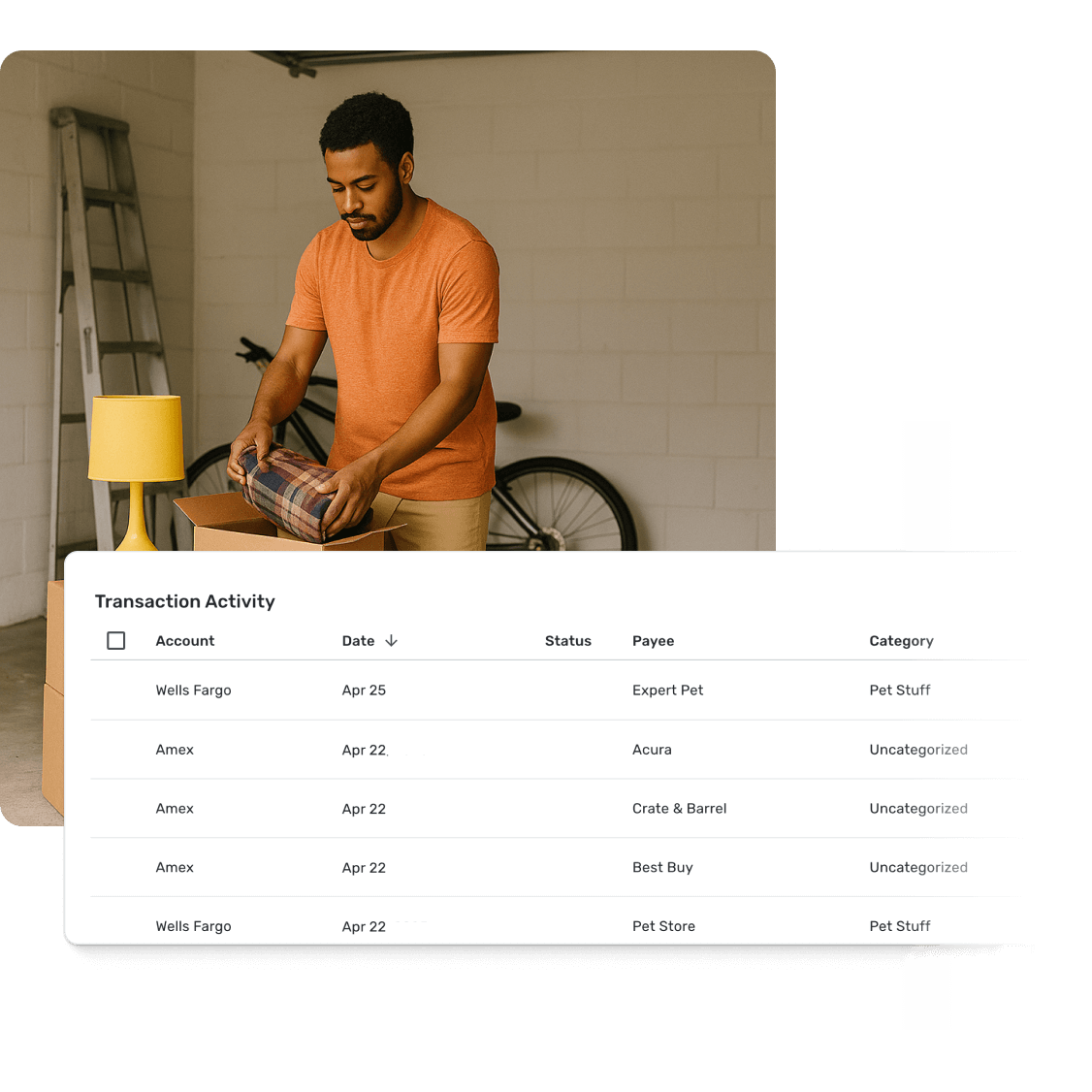 Your transactions, instantly report-ready
