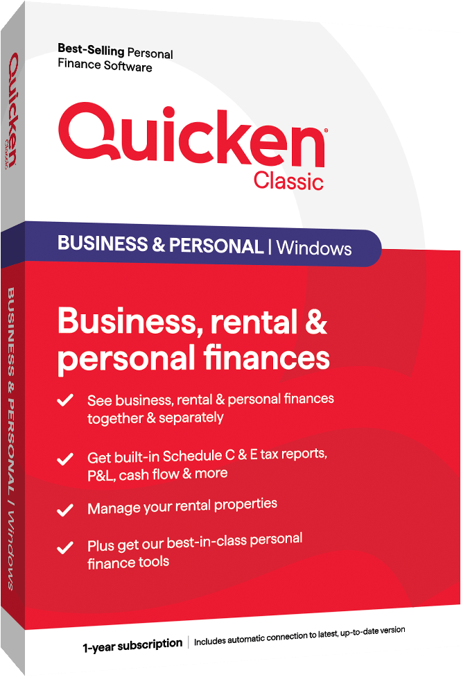 Classic:　Personal　Quicken　Business　Quicken