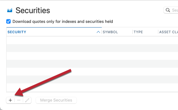 Mac Securities Window Plus Button