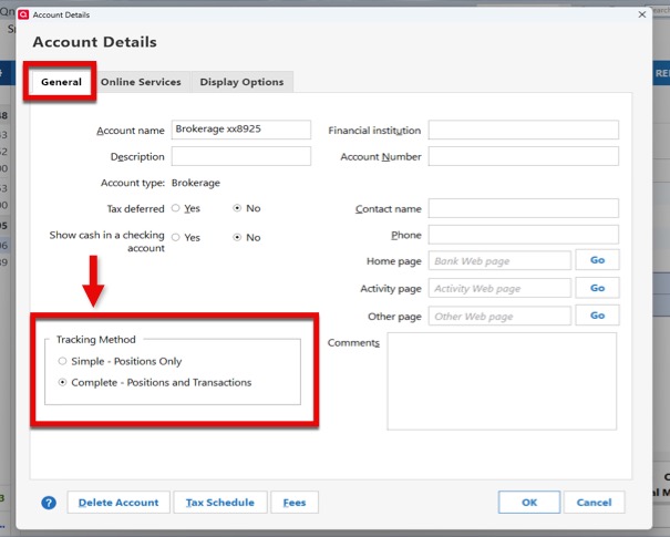 Investment Tracking Method Win