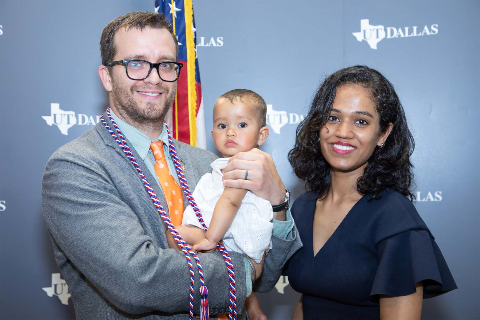 Stout family at the Veteran Cord Ceremony