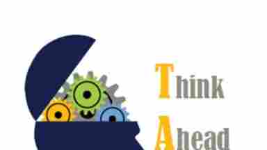 Think Ahead Group (TAG) logo; a dark blue silhouette of a human head with the top opened and gears shown inside. The group's name is spelled on the right in gold and grey lettering.