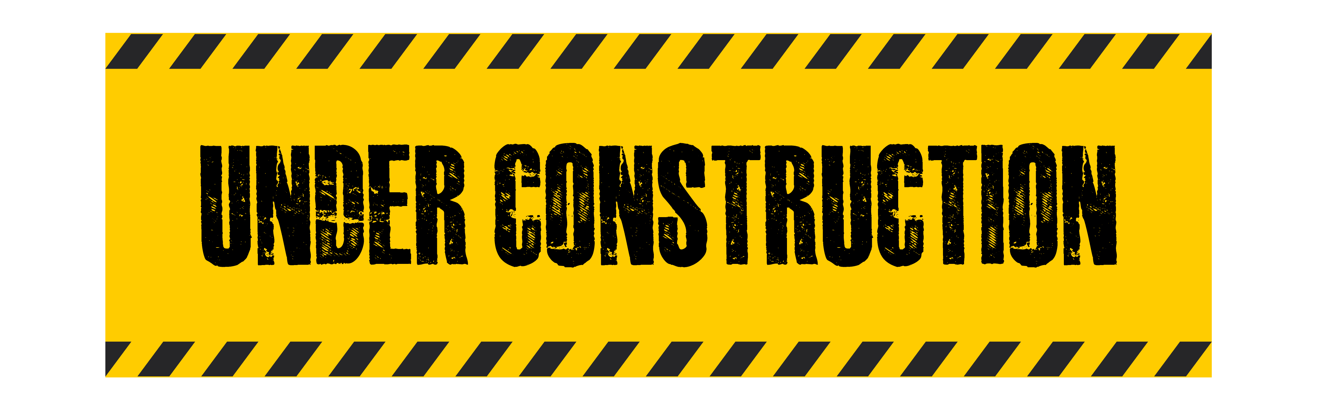 Graphic of sign that says "Under Construction."