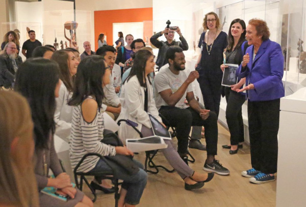 Bonnie Pitman in the article "Universities Partner with Dallas Museum of Art to Teach Medical Students Importance of Empathy."