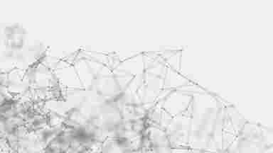 Abstract white background with black connecting lines. iStock-1031856674bw