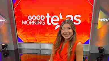 Julie Fratantoni, PhD, appearing on Good Morning Texas, August 2023.