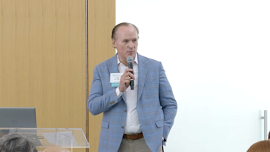 Craig Kennington speaking at a BrainHealth Advisory Board meeting at Center for BrainHealth in Dallas, Texas.
