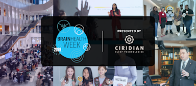 A collage of brain-healthy events representing BrainHealth Week 2026, presented by Ciridian.