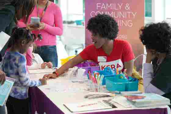 Families engage in brain-healthy activities at the annual BrainHealth Week in Dallas, Texas. 