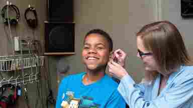 The Callier Center for Communication Disorders, part of the School of Behavioral and Brain Sciences at UT Dallas, treats patients, trains students and conducts research in audiology and speech-language pathology.