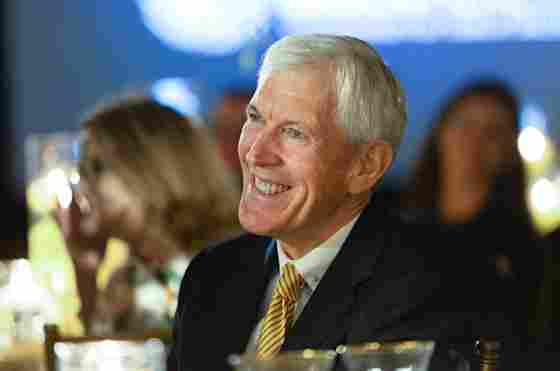 Candid shot of Tom Leppert during the 2022 Legacy Award dinner. Thomas C. Leppert