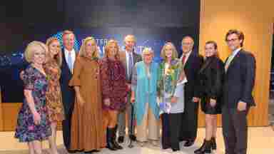 Sandi Chapman, Catherine Branch, Dan Branch, Stacey Branch, Judy Branch, Al Branch, Sylvia Branch, Susan Hockfield, Charlie Branch, Sarah Branch, and Daniel Branch at the Branch Award 2021. Q4, 2021. Page 1.