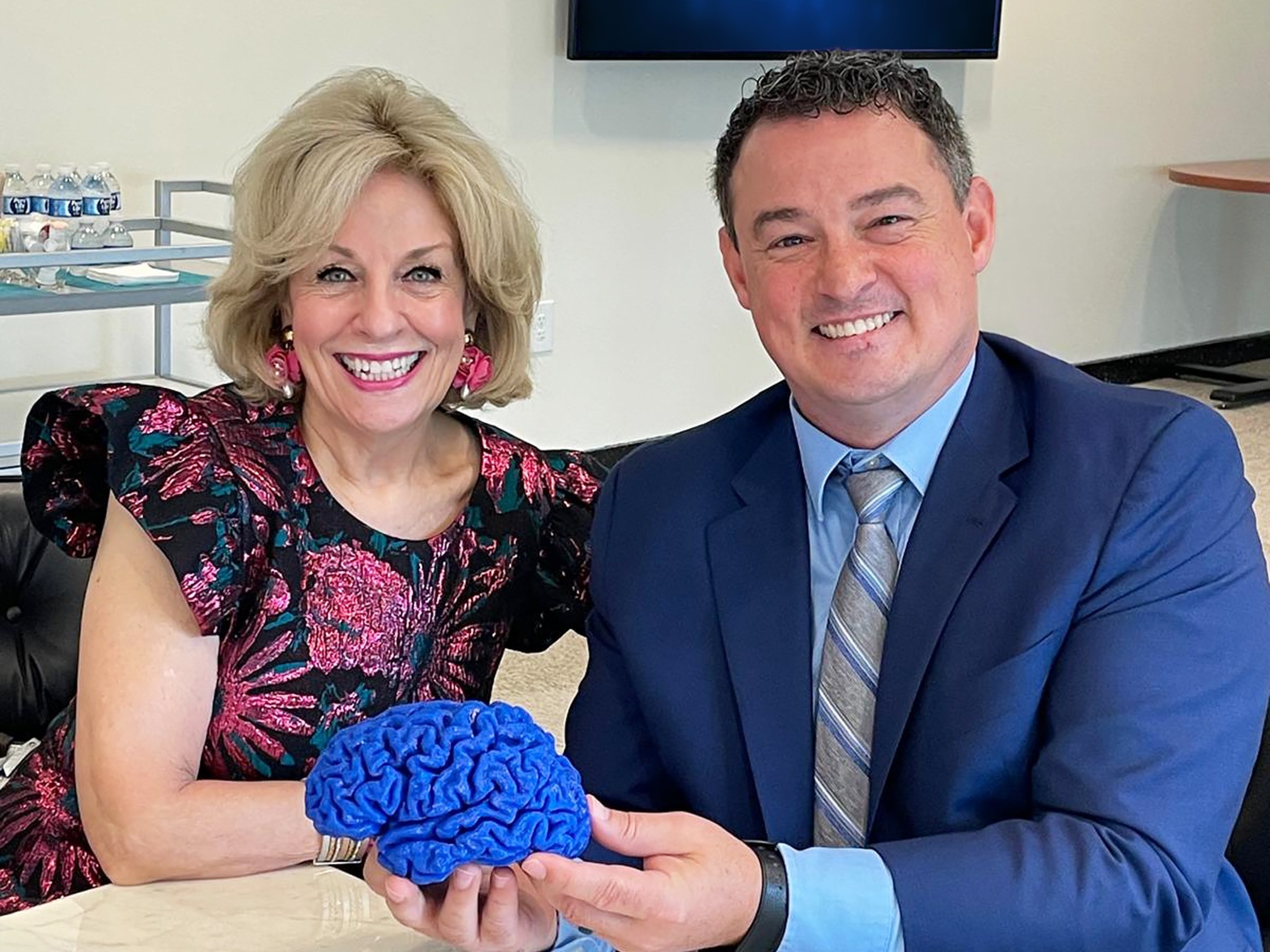 Sandi Chapman with BBS Dean Adam Woods - Sept. 2024