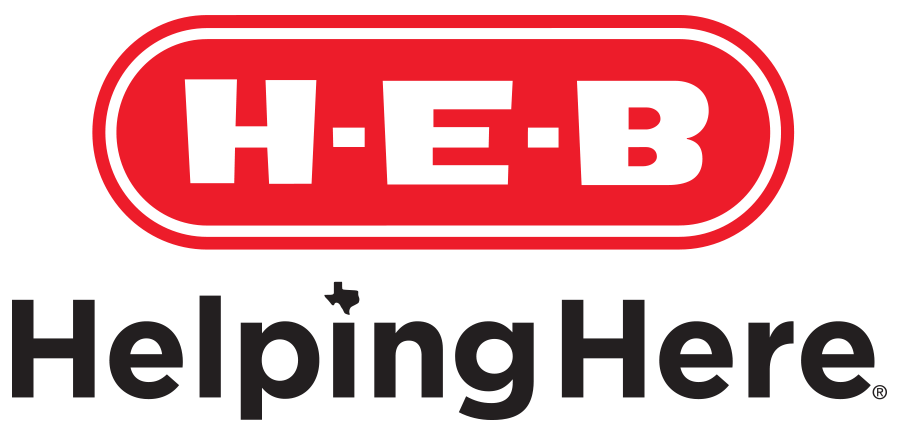 Helping Here, logo for H-E-B.