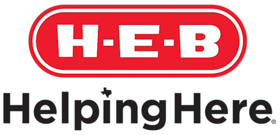 Helping Here, logo for H-E-B.