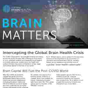 2020 Brain Matters Monthly newsletter, with a feature article on the global brain health crisis. 