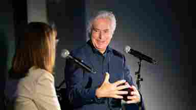 Ian Robertson, PhD, with KERA's Krys Boyd.