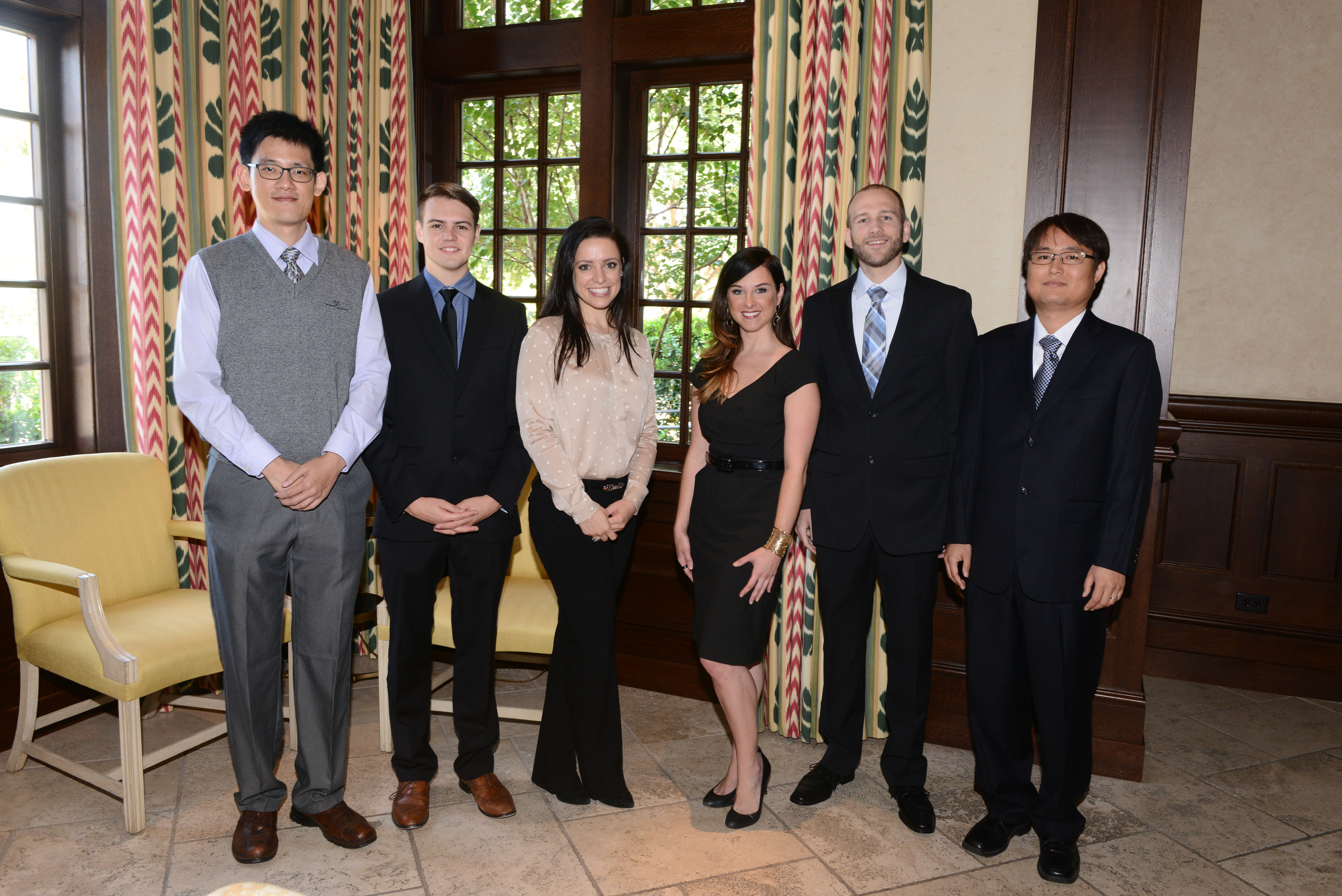 Recipients Matthew Kmiecik, Adam Teed, Dr. Jenny Meier, Dr. Kihwan Han