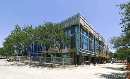 Construction on the Center for BrainHealth in 2005