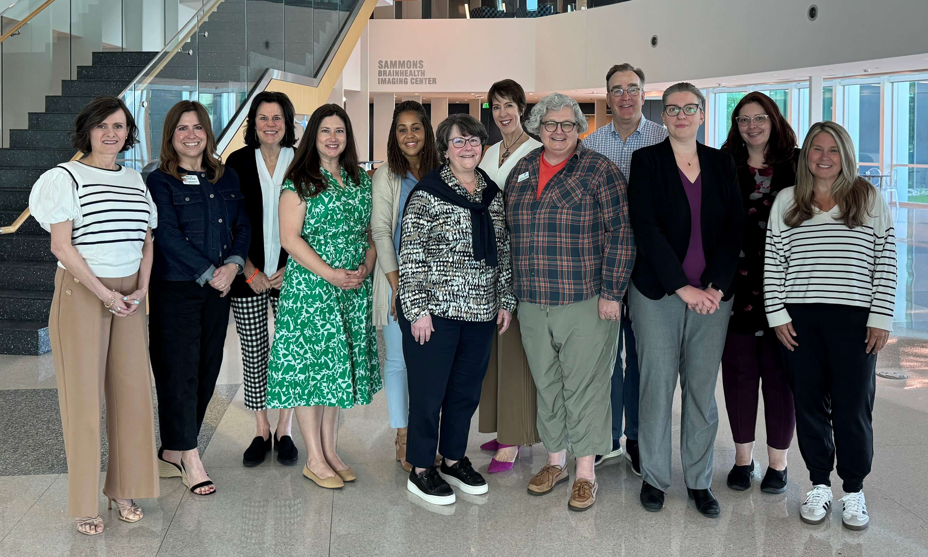 Leaders of the Mental Wellness Collective, a collaboration between the YMCA of Metropolitan Dallas, Metrocare Services, Momentous Institute, Grant Halliburton Foundation and Center for BrainHealth, part of The University of Texas at Dallas.