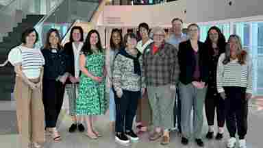 Leaders of the Mental Wellness Collective, a collaboration between the YMCA of Metropolitan Dallas, Metrocare Services, Momentous Institute, Grant Halliburton Foundation and Center for BrainHealth, part of The University of Texas at Dallas.