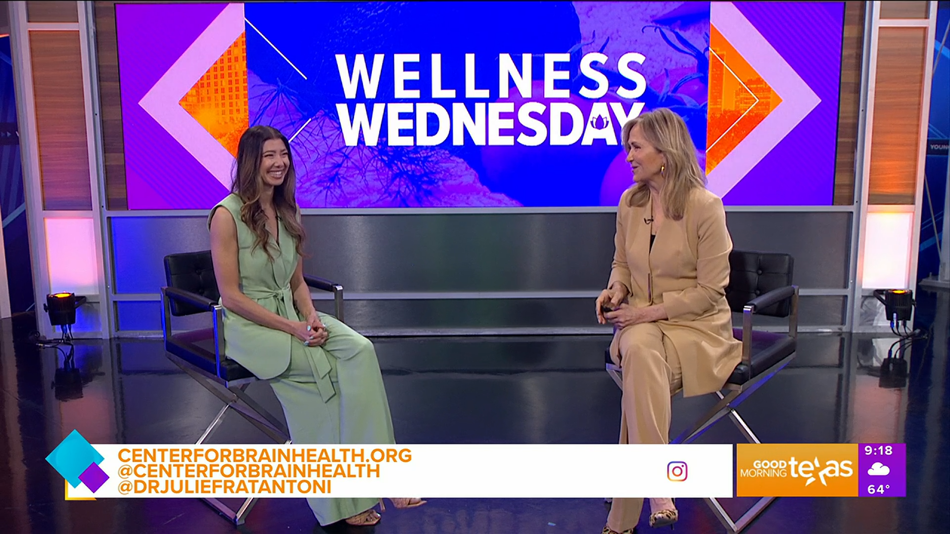 a screenshot from the WFAA's Wellness Wednesday - Brain Health Vitamins & Supplements with Dr. Julie Fratantoni