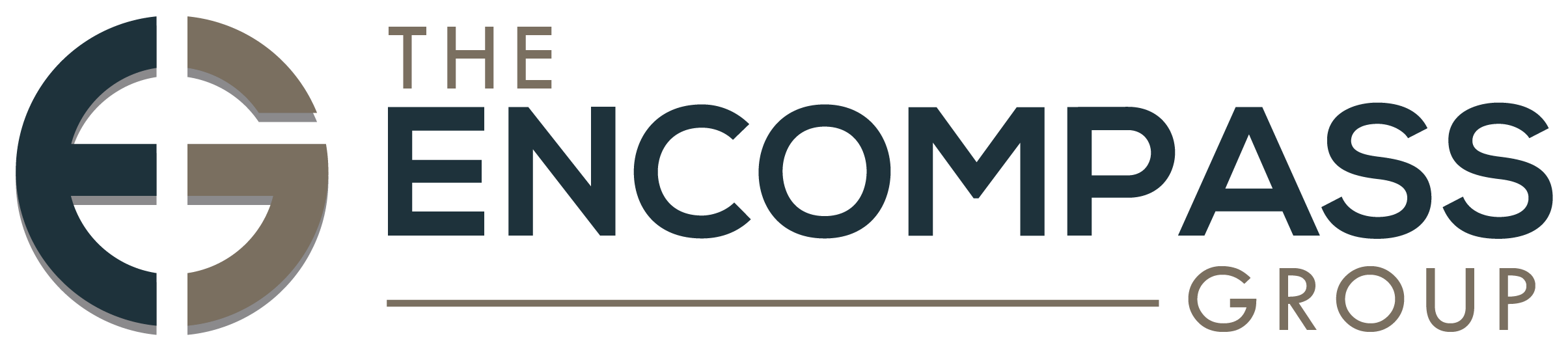 Logo for The Encompass Group, talk sponsors for the 2026 season of BrainHealth Presents in Dallas, Texas.
