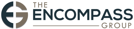 Logo for The Encompass Group, talk sponsors for the 2026 season of BrainHealth Presents in Dallas, Texas.