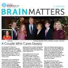 2020 Brain Matters Monthly newsletter, with Linda and Joel Robuck feature article. 