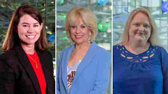 Center for BrainHealth Trio: Director of Programs Jennifer Zientz; Founder and Chief Director Sandra Bond Chapman, PhD; Director of Clinical Research Lori Cook, PhD