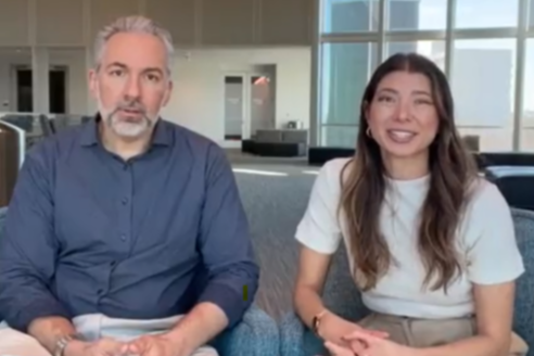 Cognitive neuroscientists Dan Krawczyck, PhD, and Julie Fratantoni, PhD, team up for Office Hours at Center for BrainHealth.