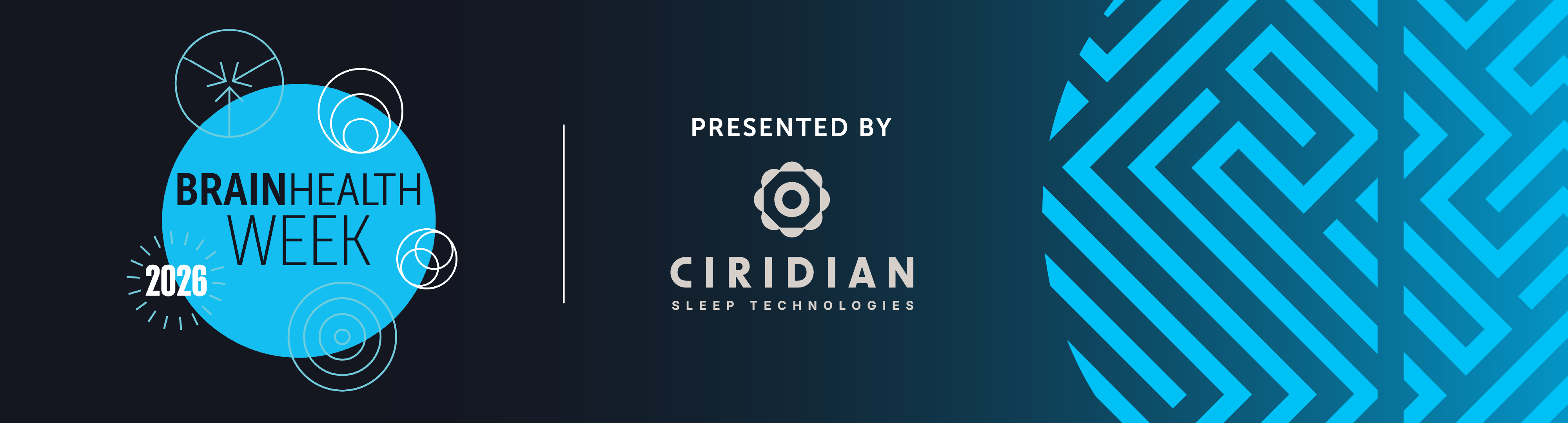 Logo for BrainHealth Week 2026, presented by Ciridian.