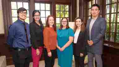 2022 Friends of BrainHealth Winners and Finalists: Stephen Campbell, Patricia Monique Sanchez, Amy Berglund-Barraza, Kristen Platt, Pariya Zaro, Jehong Kim