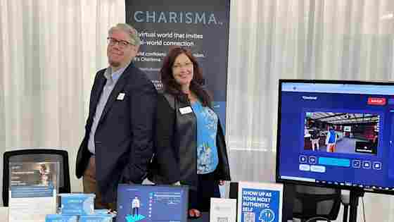 Aaron Tate and Maria Johnson lead Center for BrainHealth's Charisma program.