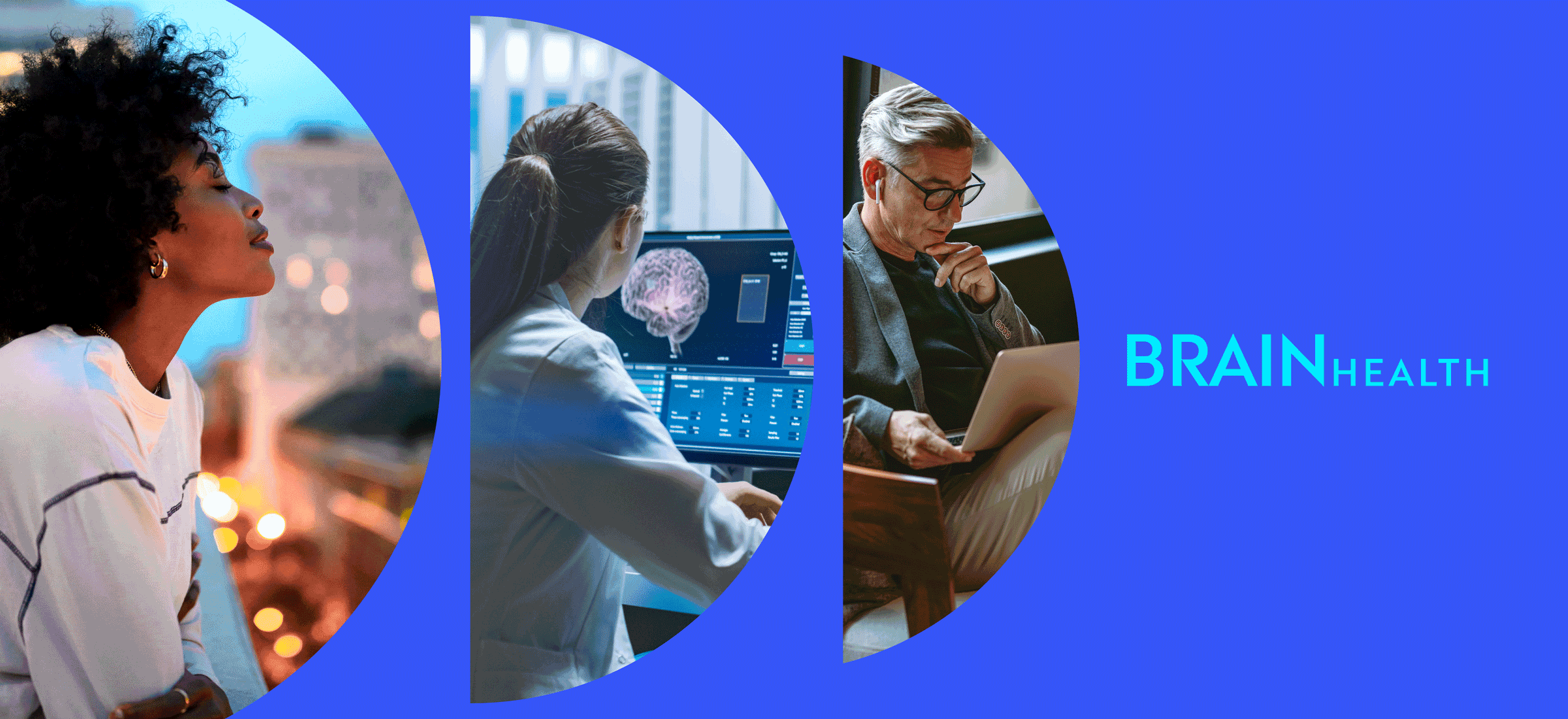 Images of brain-healthy people thriving appear next to the logo for the 2024 Brain³ summit, which reads: BrainHealth, Brain Science, Brainomics™.