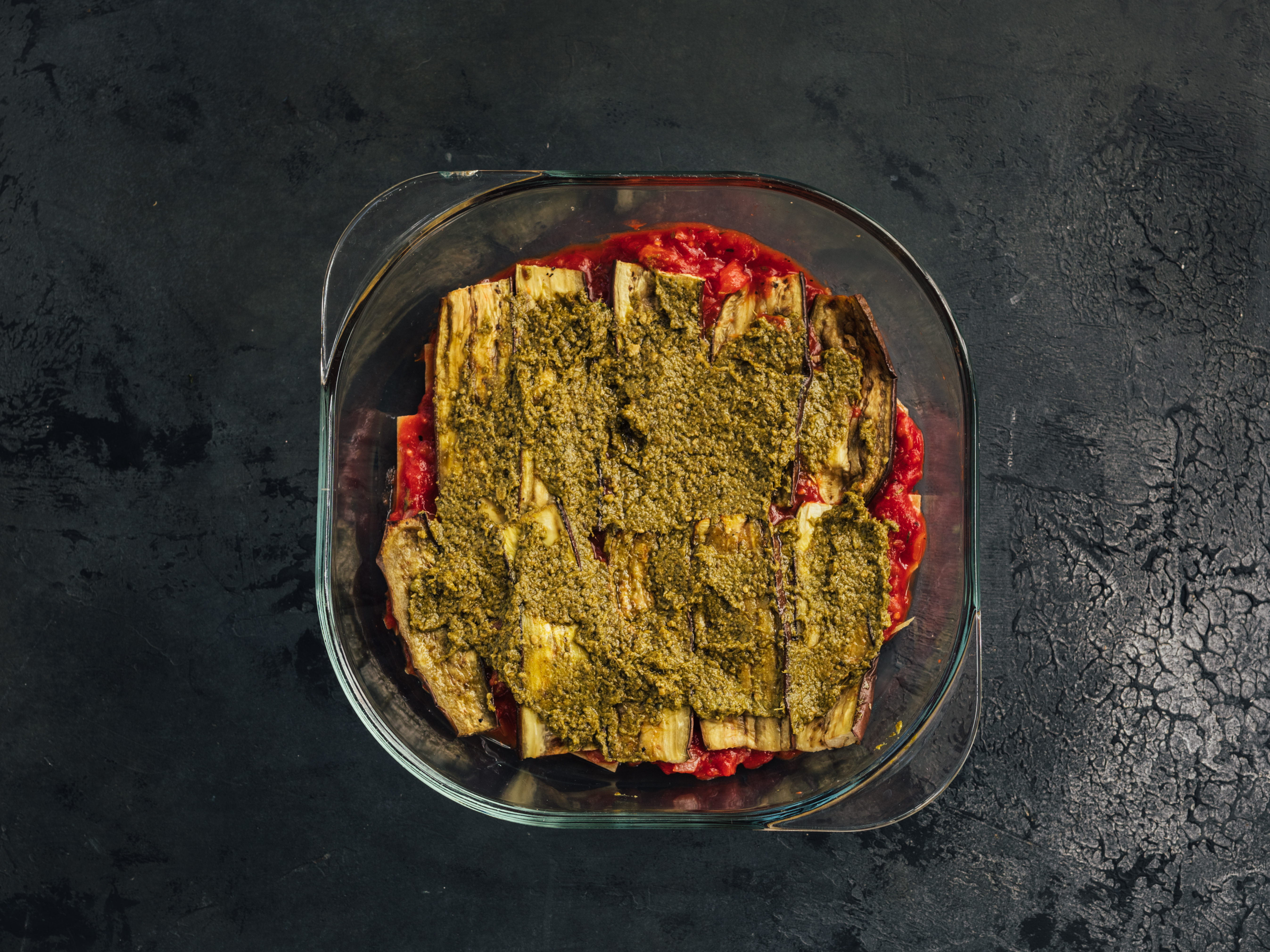 Schritt 3: Lasagne schichten und backen