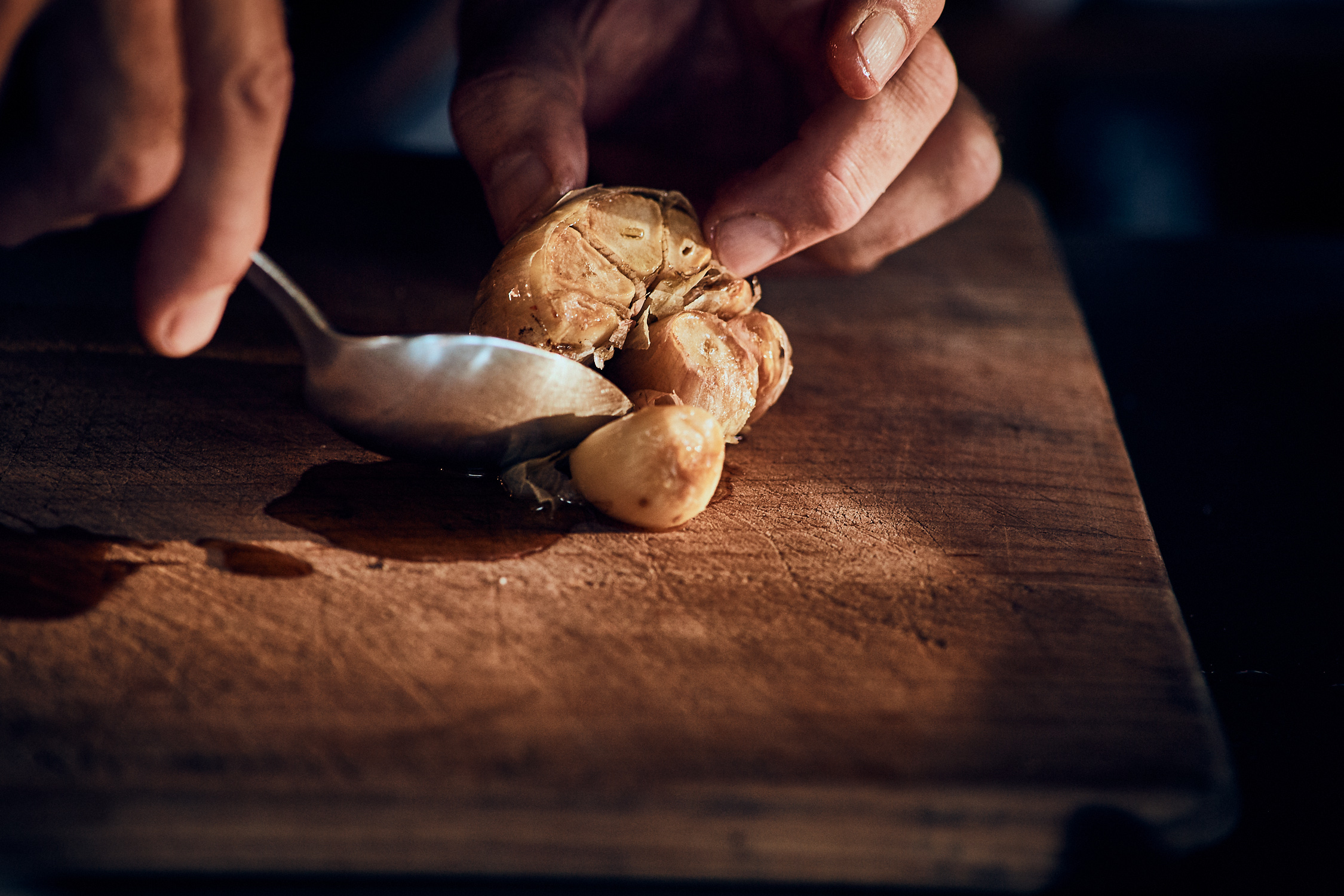 Schritt 2:  Öl absieben 