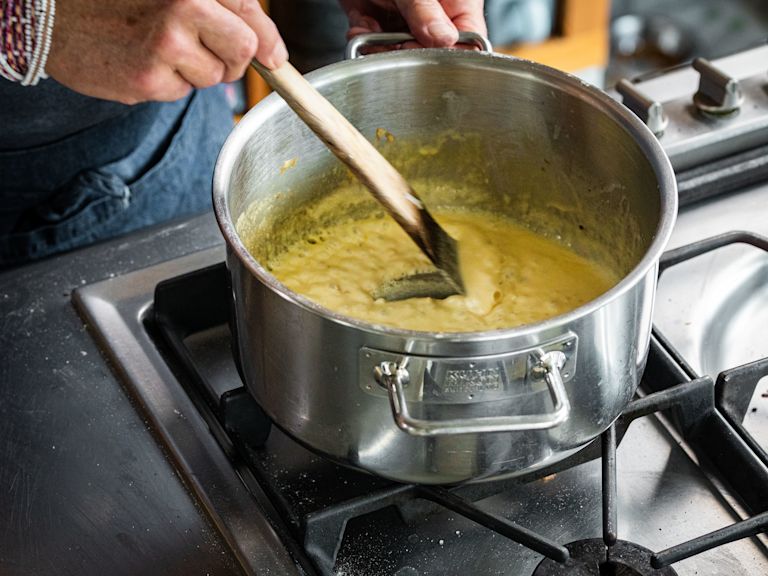 Schritt 3: Muschelcreme zubereiten Schritt 3: Muschelcreme zubereiten