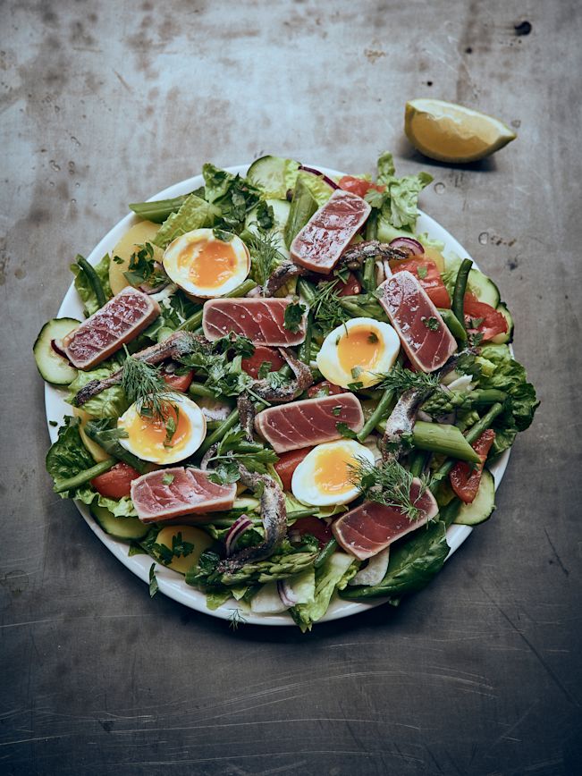 Salade Niçoise Rezept Salade Niçoise Rezept