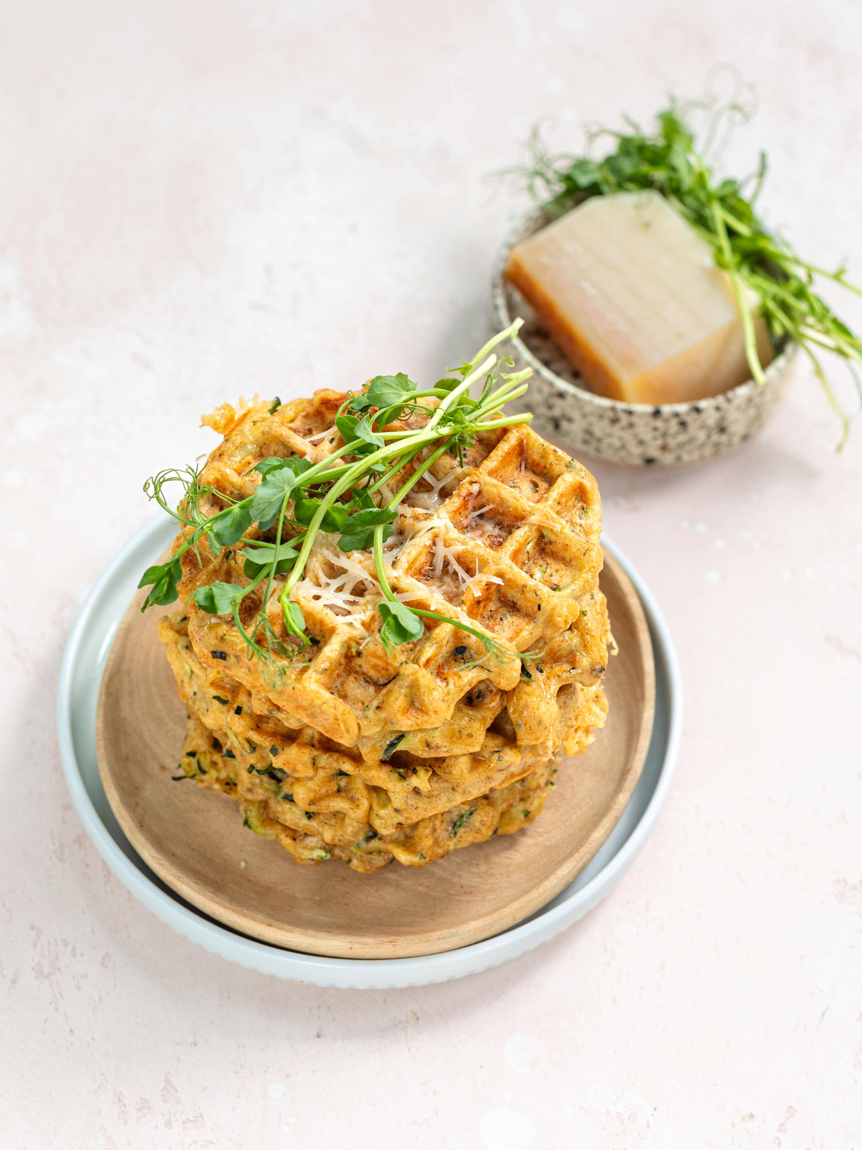 Zucchini-Parmesan-Waffeln 5