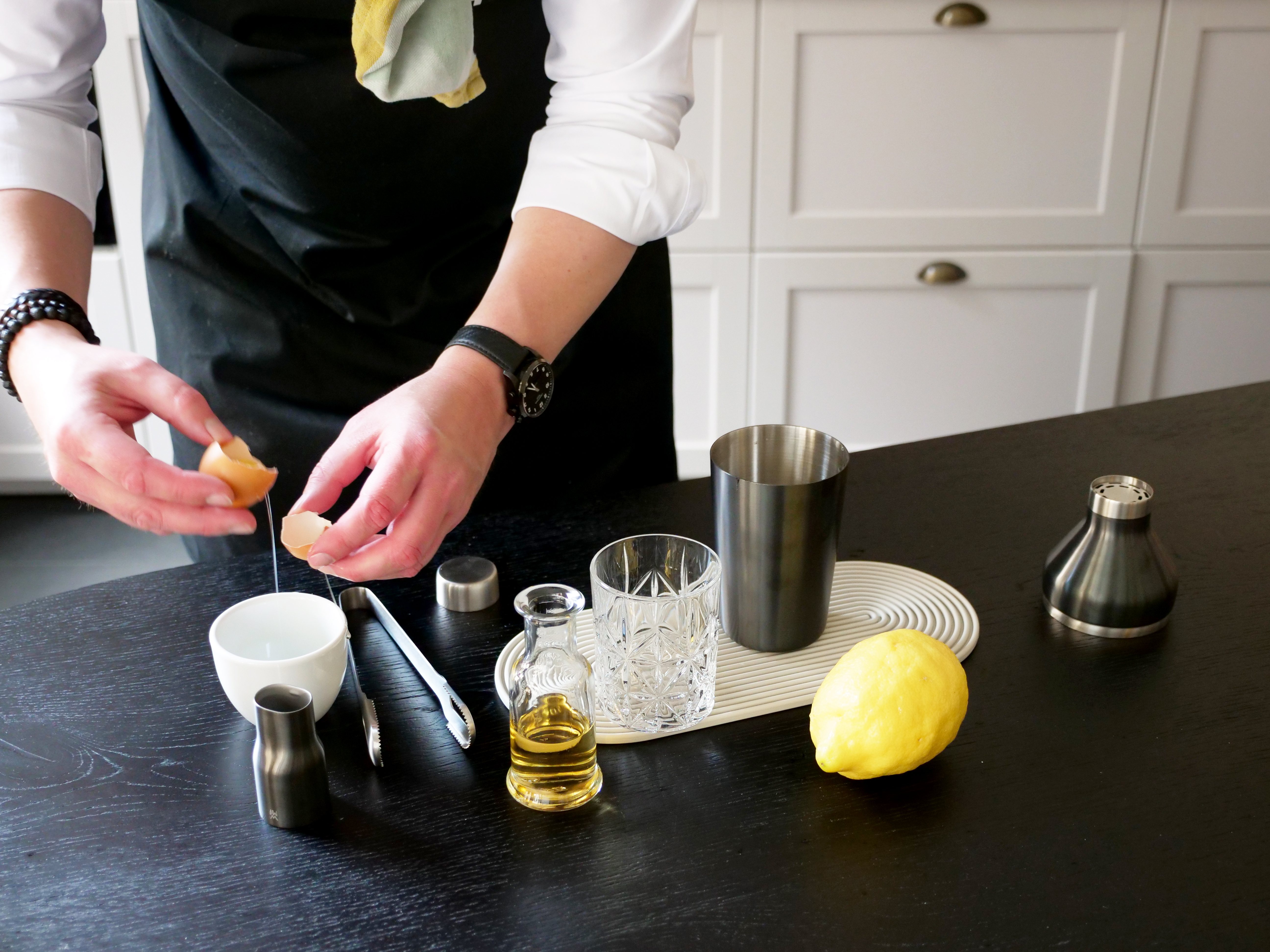 Schritt 1: Zutaten in Shaker geben