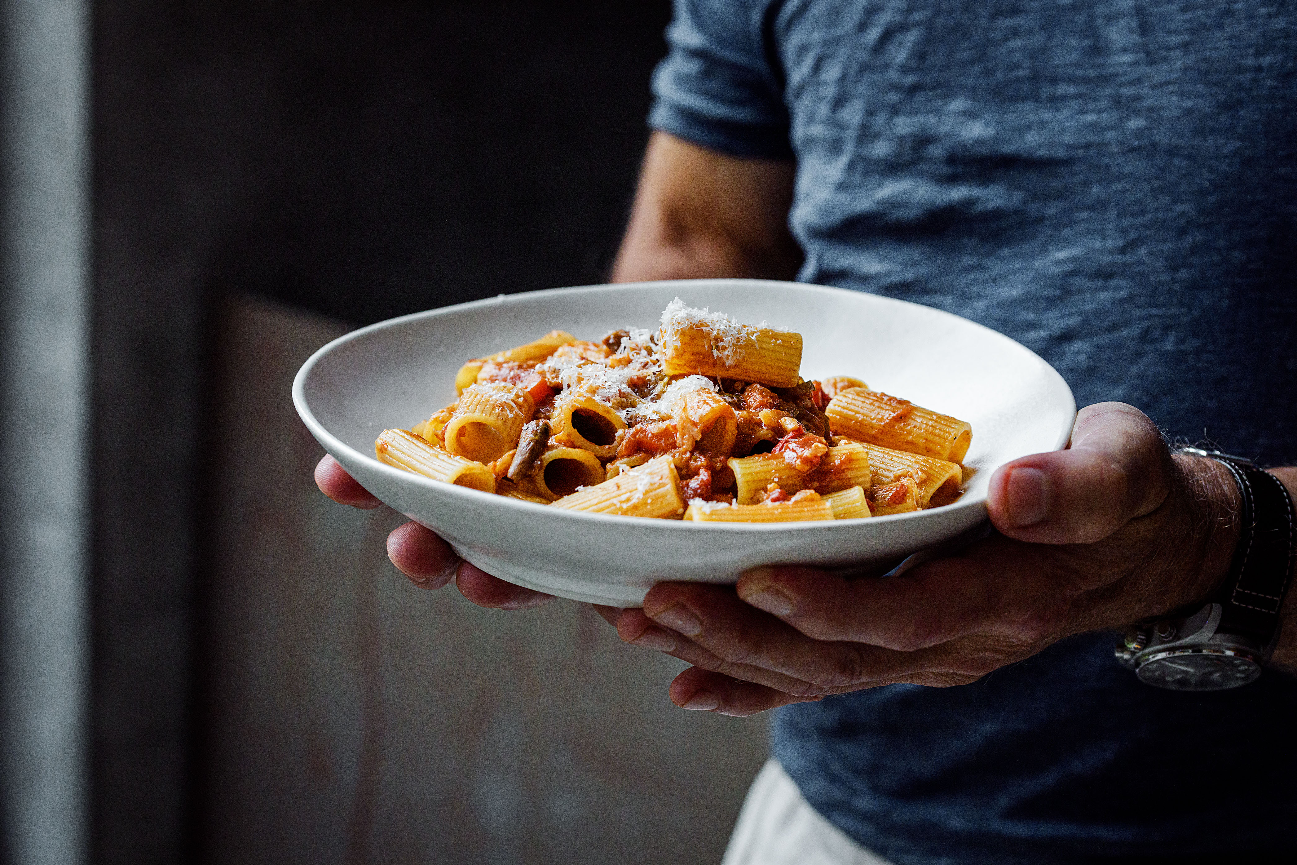 Schritt 2: Pasta für Vegetarisches Ragù Bolognese kochen und anrichten