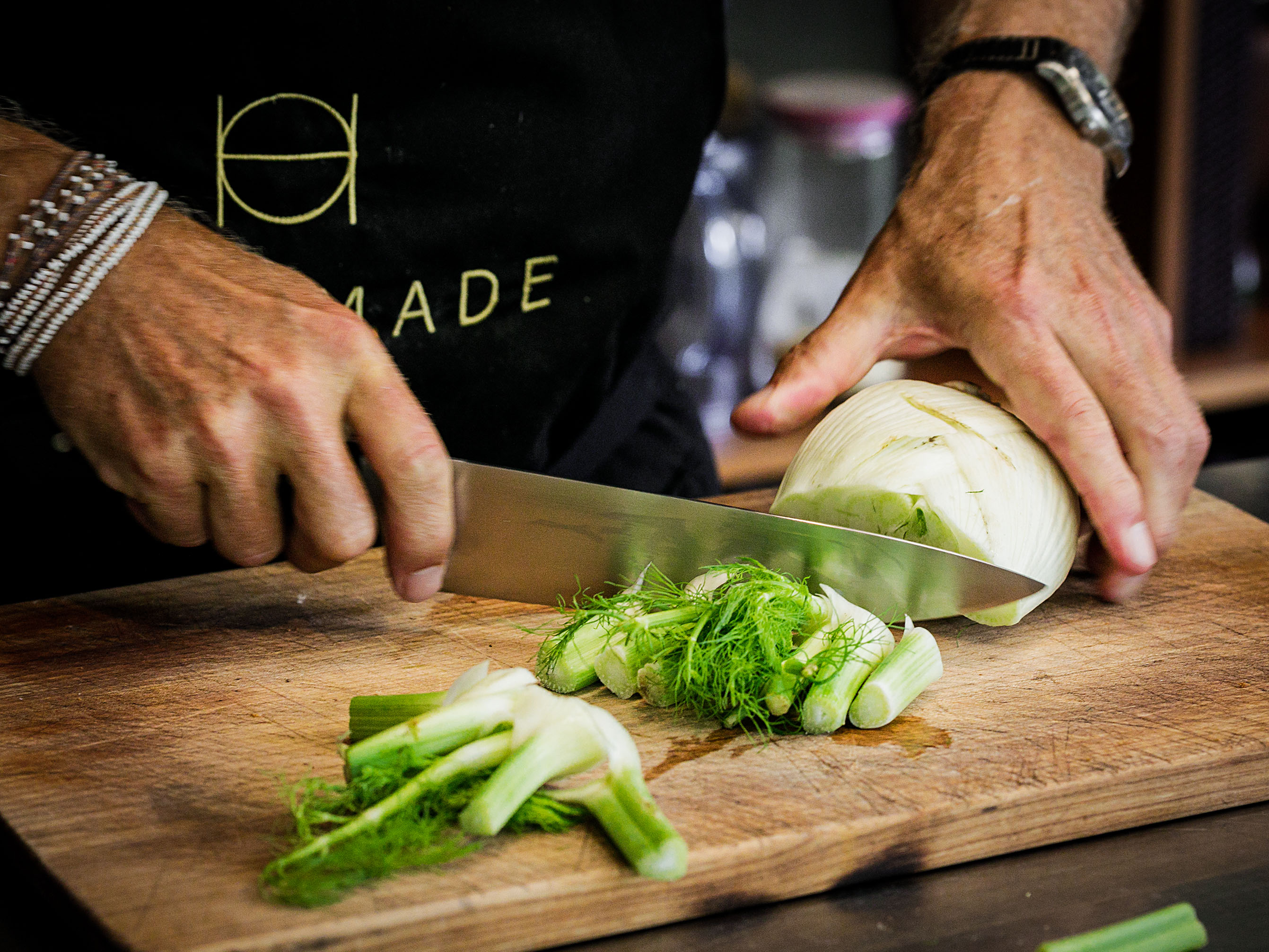 Schritt 2: Fenchel schneiden