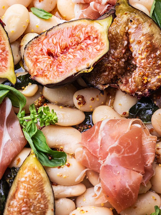 Weisse Bohnen, Proscuitto und Feigen Rezept Weisse Bohnen, Proscuitto und Feigen Rezept