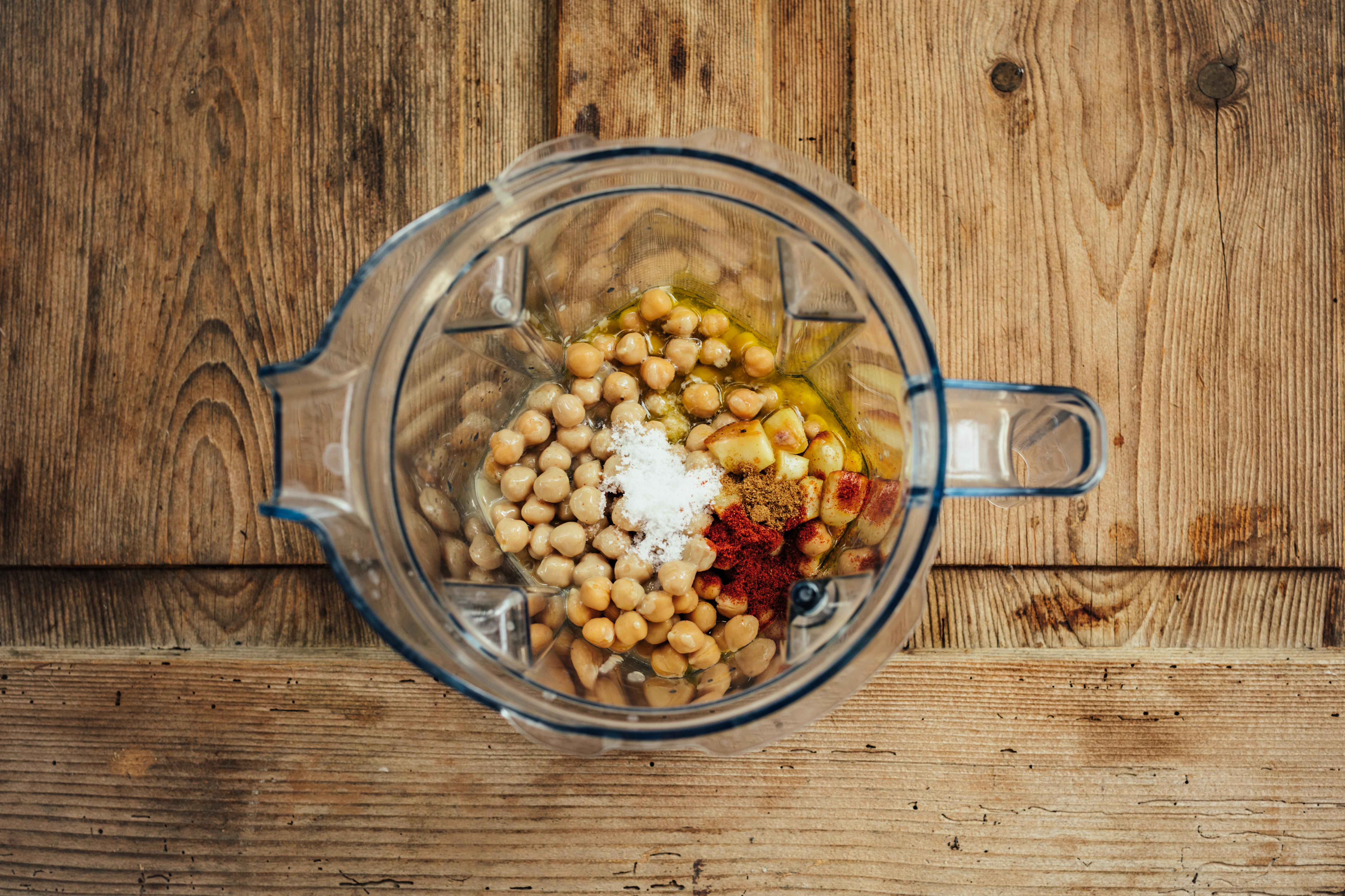 Schritt 2: Hummus zubereiten