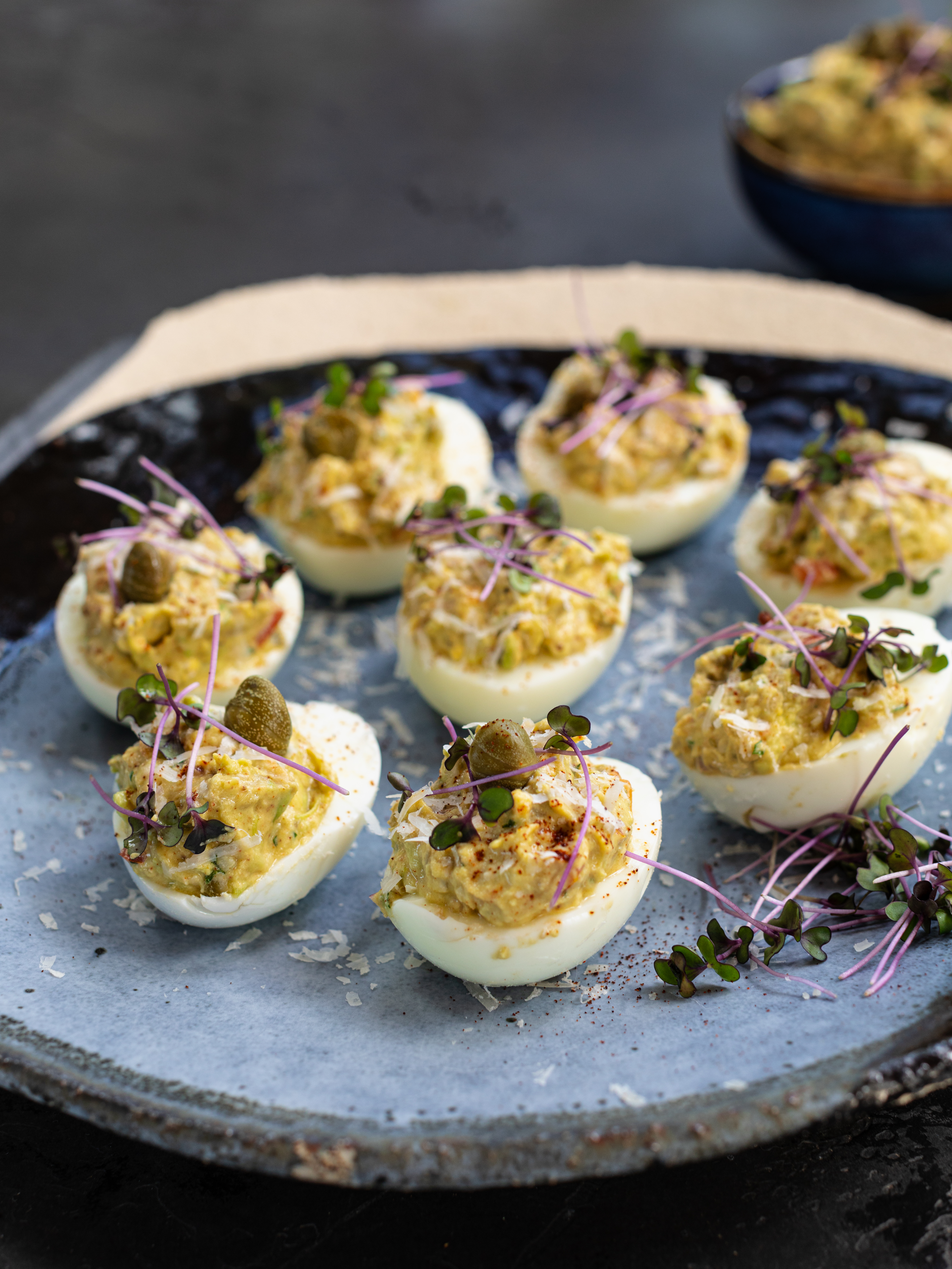 Gefüllte Eier mit Guacamole Rezept 4