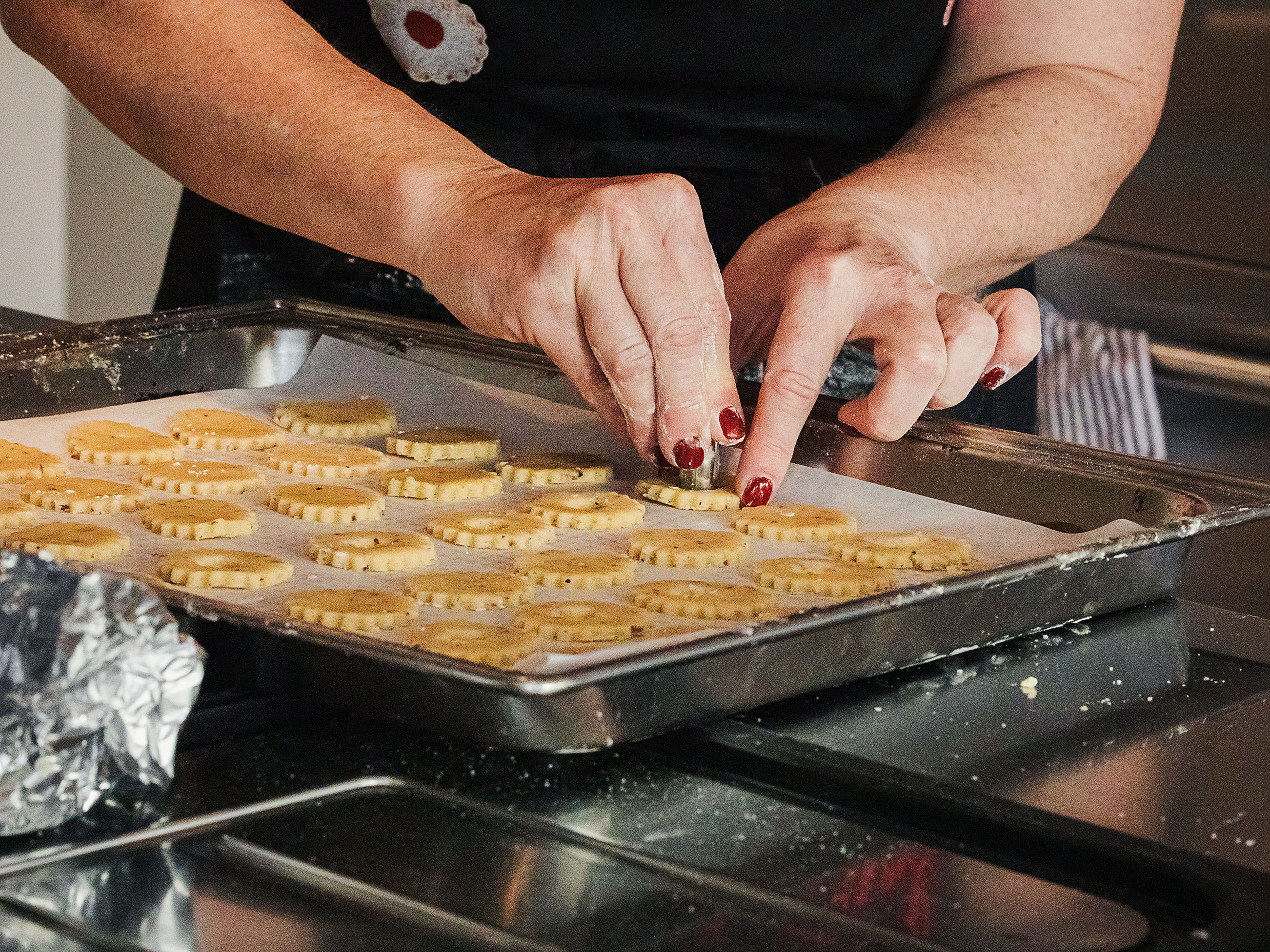Schritt 1: Teig für Feine Spitzbuben zubereiten 